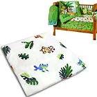 Fisher Price RAINFOREST ~ Crib/Toddler Bed FITTED SHEET ~ White w 