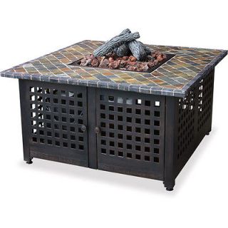   firepit, Table height, propane, self contained, portable,logs inc