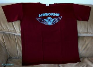 Canada Army Canadian Airborne Regiment Maroon Large Parawings T 