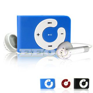 USB Flash Disk 4GB Mini Clip Gift MP3 Player Music Micro 4 GB SD TF 