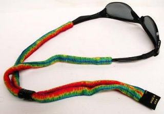 TIE DYE CROAKIE fishing boating swimming retainers glasses straps 