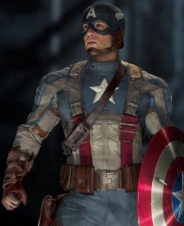 captain america jacket in Mens Clothing