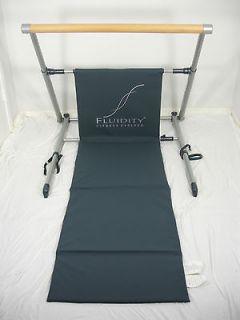 FLUIDITY FITNESS EVOLVED BAR SYSTEM WITH MAT BALLET YOGA EXERCISE 