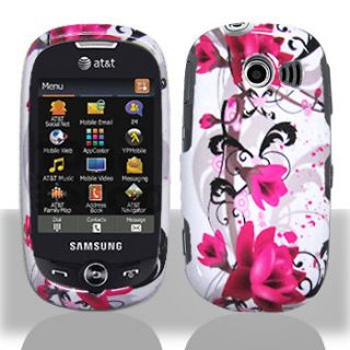 Newly listed for Samsung Flight 2 II Pink Rose White Cover Hard Phone 