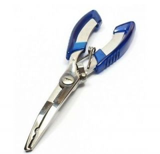 Stainless Steel 64 Fishing Pliers Line Cutter Hook Cut Remove Tackle 