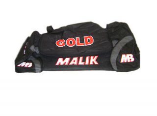   Malik Gold Cricket Kit Palladium Wheel Bag, Equipment Carrier New