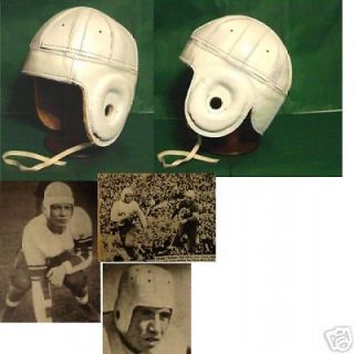 1940 University Of Texas Longhorns Leather Football Helmet Blem