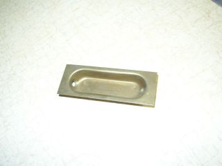 Brass Plated Sliding Door Cabinet Recessed Flush Pull (s)