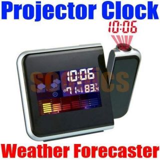   LCD Backlight Weather Station Forecast Projection Calendar Clock Alarm