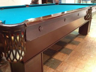 slate pool table in Tables