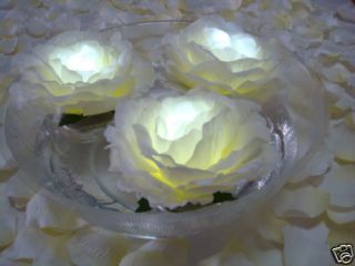 LED Floating Rose Wedding Centerpieces Decorations W