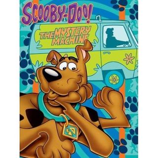 Scooby Doo Scooby Mystery Machine w/ Scooby Fleece Blanket Throw NEW