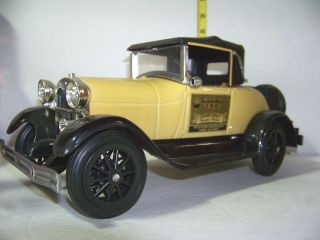 Jim Beam RARE 1928 Yellow Model a Ford Salesman Car Decanter