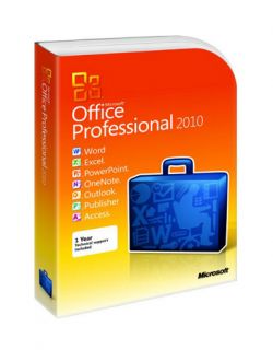 Microsoft Office Professional 2010 32/64 Bit (Retail (License + Media 