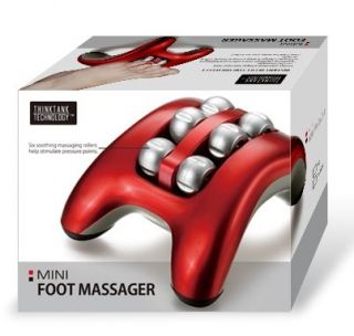 Mini Foot Massager With Six Soothing Massaging Rollers Feet Massage 