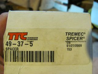 TREMEC SPICER TRANSMISSION PARTS KIT NO49 37 5 SPACER