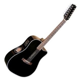 Boulder Creek Solitaire ECR1 B12 Electro Acoustic 12 String Guitar 