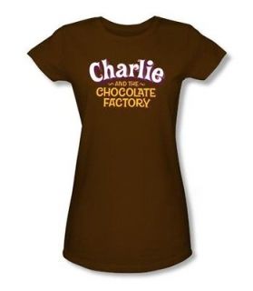   Warner Bros. Charlie And The Chocolate Factory Logo Junior Shirt S XL