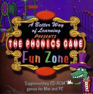   Game Fun Zone PC MAC CD kids learn to read pronounce practice game