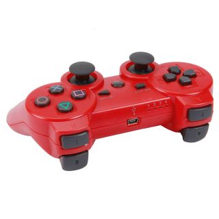 Bluetooth Wireless Game Controller for Sony PS3 Red 