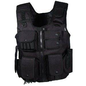   Enforcement Airsoft Military Tactical Black Vest NEW Game/Paintball
