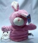   Pink Hand Puppet Party Ganz Plush Toy Stuffed Animal Easter BNWT Md