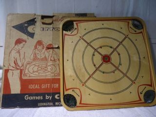 Carrom Game Board In Original Box   No Game Pieces Included