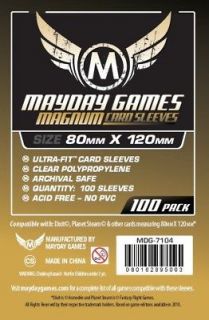 Mayday Games Standard Dixit Clear Board Game Card Sleeves (Gold Pack)