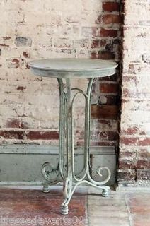 POTTERY BARN STYLE 30 WROUGHT IRON HOME DECOR SIDE TABLE