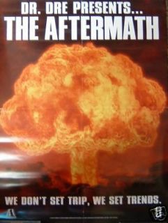 DR. DRE The Aftermath promo poster, 18x24, 1996, rap