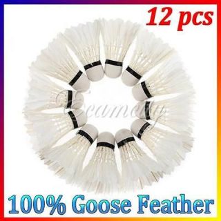  Goose Feather Badminton Ball Shuttlecocks for Sport Game Play Training