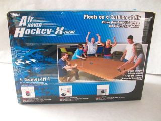 AIR HOCKEY HOVER XTREME 4 games in 1 TURN YOUR TABLE INTO FUN