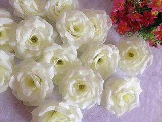 ivory silk roses in Flowers, Petals & Garlands