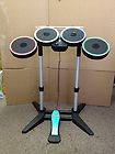Rock Band 2 Drum Set   WII (Drums, Dongle, Stand, Pedal & Sticks) LN