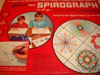 VTG 1967 KENNER SPIROGRAPH DESIGN GAME #401 COMPLETE W/ VERY NICE BOX 
