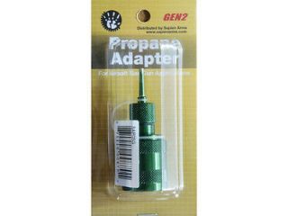   Arms V2 Aluminum Propane Adapter for Gas Airsoft BB Guns Pistols Green