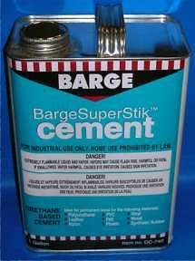 Barge Super Stik Cement 1 Gallon / 1 Quart Quabaug New Tin Can 