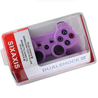   1pcs Fancy Purple Bluetooth Wireless Game Controller For Sony PS3