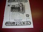 1921 Antique Red Star Gas Oil Range Stove Ad