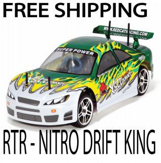 Nitro Gas RC Car 4WD Drift Lightning STR 1/10th Scale Truck Buggy RTR 