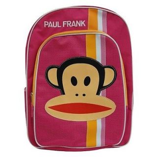 NWT 16” Pink PAUL FRANK Julius Monkey School BackPack BAG