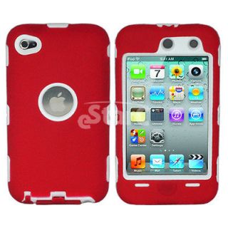   Piece Hard Skin Case Cover+Protecto​​r for iPod Touch 4th Gen 4