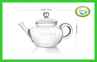 Glass Teapot Heat Resistant For Chinese tea 250ml/10oz