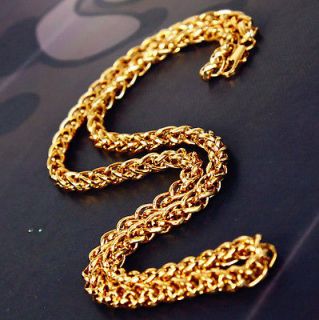 US. 18k yellow gold filled Mens jewelry necklace 19.7 Chain Cool 