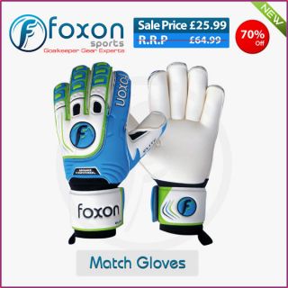 Foxon Elite Goalkeeper Gloves Size 8   8.5   9  10  11 [ Roll 