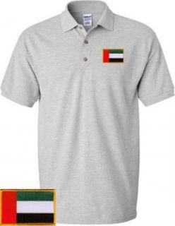 ARAB EMIRATES COUNTRY FLAG SOCCER GOLF EMBROIDERED EMBROIDERY POLO 