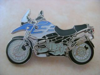 BMW R1150GS Blue and White Hat Pin Lapel Pin