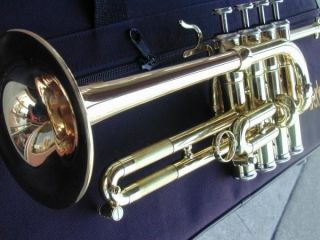 Bb/A/G Piccolo Trumpet by Berkeleywind(G​old Brass Stomvi Style)