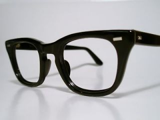 NOS True Vintage Sun/ Eyeglasses Frame USGI Issue BCGs Black USS 46 