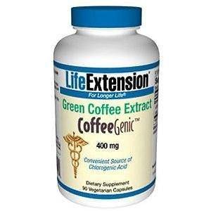   CoffeeGenic GCA Green Coffee Bean Extract 400mg 50% CHLOROGENIC